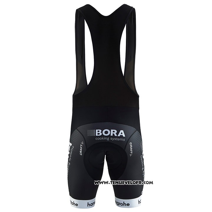 2018 Maillot Ciclismo Bora Noir Manches Courtes et Cuissard
